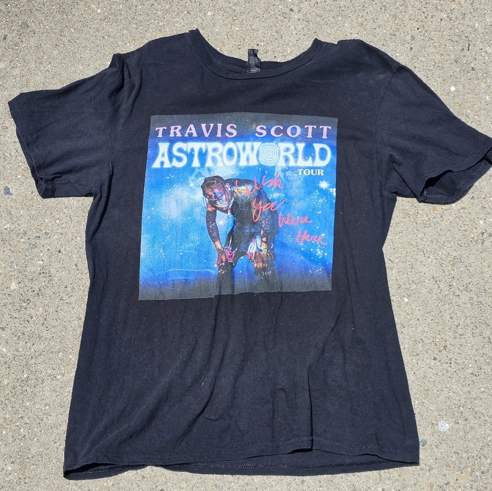 Travis Scott Astroworld Black T-Shirt Medium